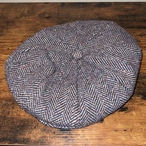 Wool Tweed Cap - Eight Piece - Size L